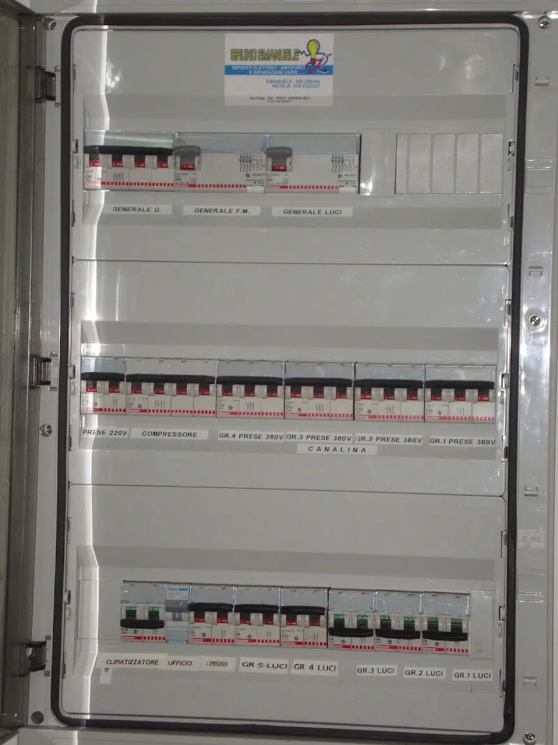 Bruno Emanuele Elettricista Antennista Andria - Impianti Tecnologici ed Elettrici